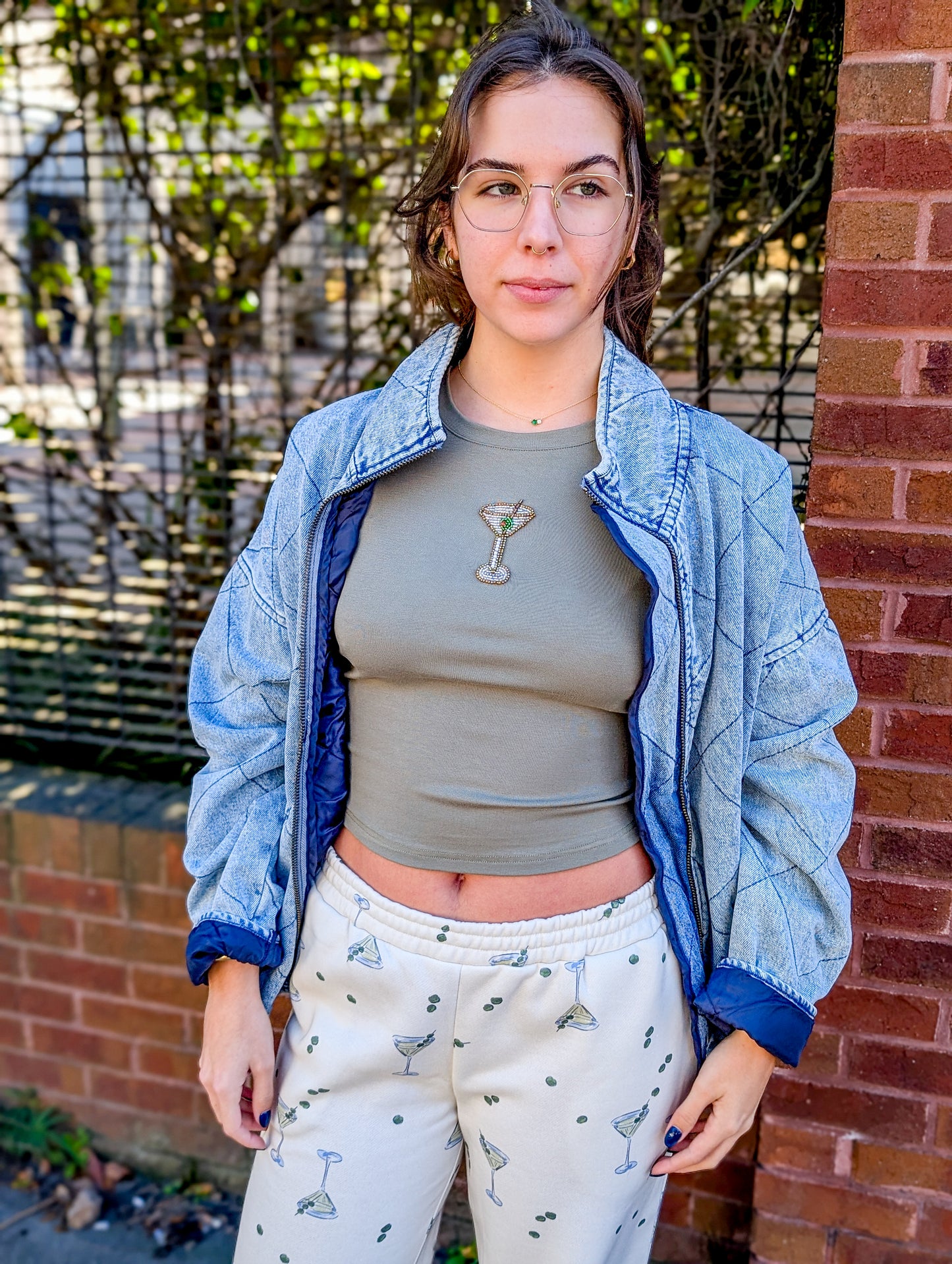 *FINAL SALE*Gemma Martini Beaded Tee