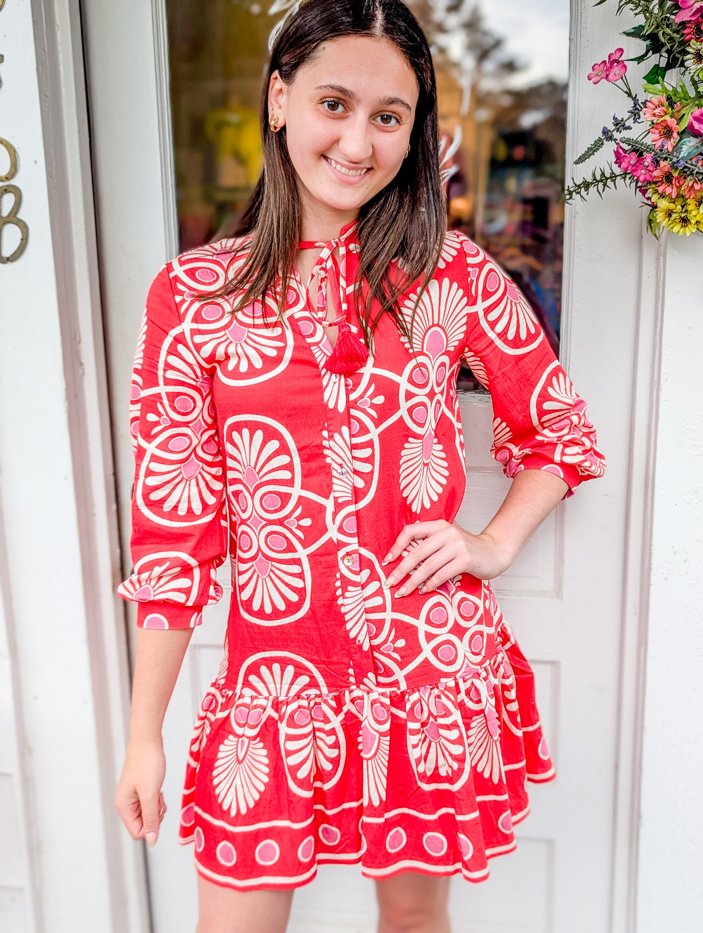 Festival Medallion Short Dress