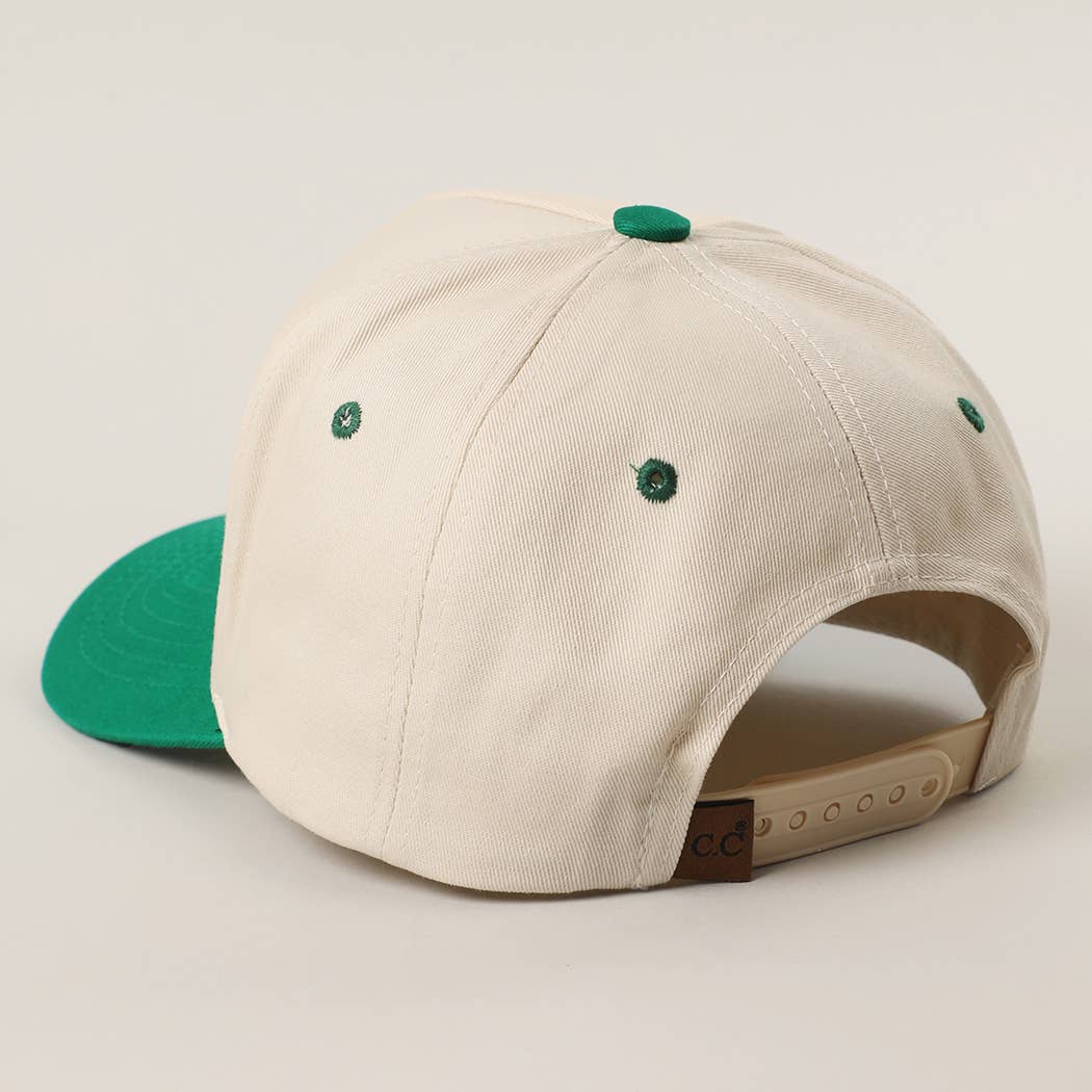 *FINAL SALE* Double Horseshoe Clover Luck Embroidery Trucker Hat