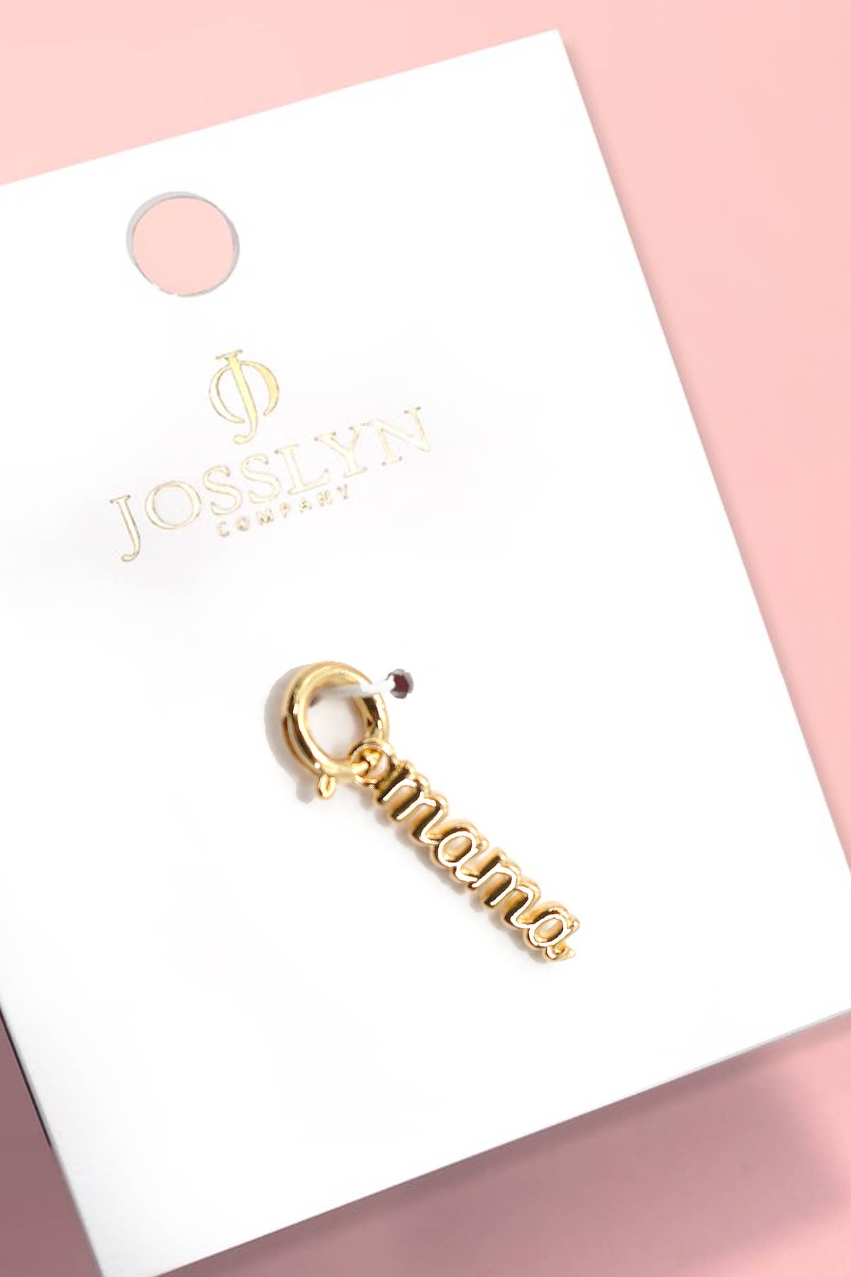 Charm 18K Real Gold Dipped with Spring Ring Clasp