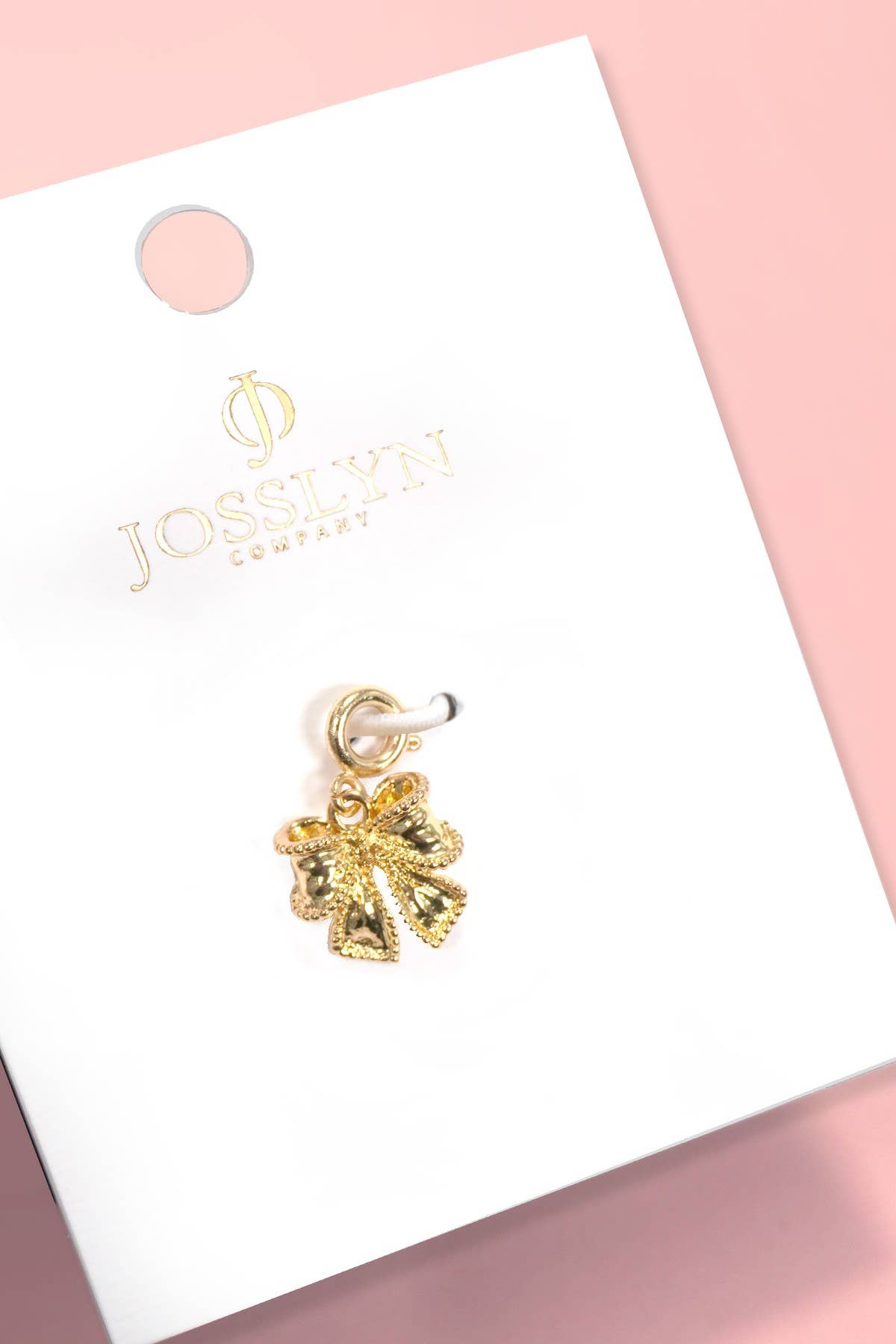 Charm 18K Real Gold Dipped with Spring Ring Clasp