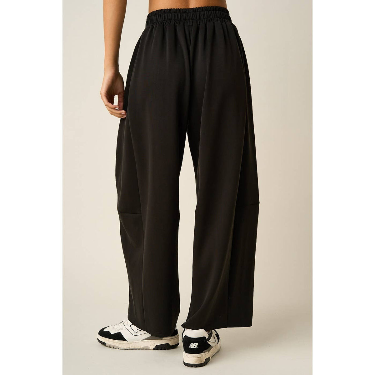 Cloud Knit Barrel Leg Pants