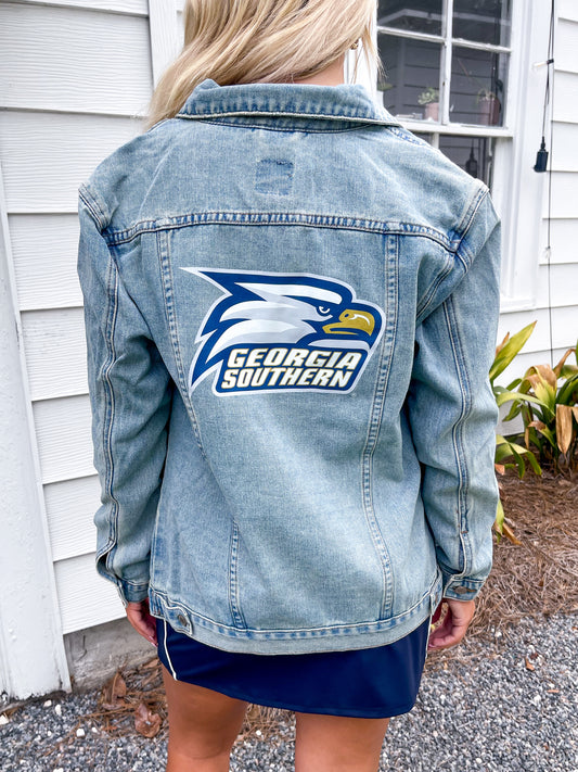 *FINAL SALE* Georgia Southern Denim Jacket
