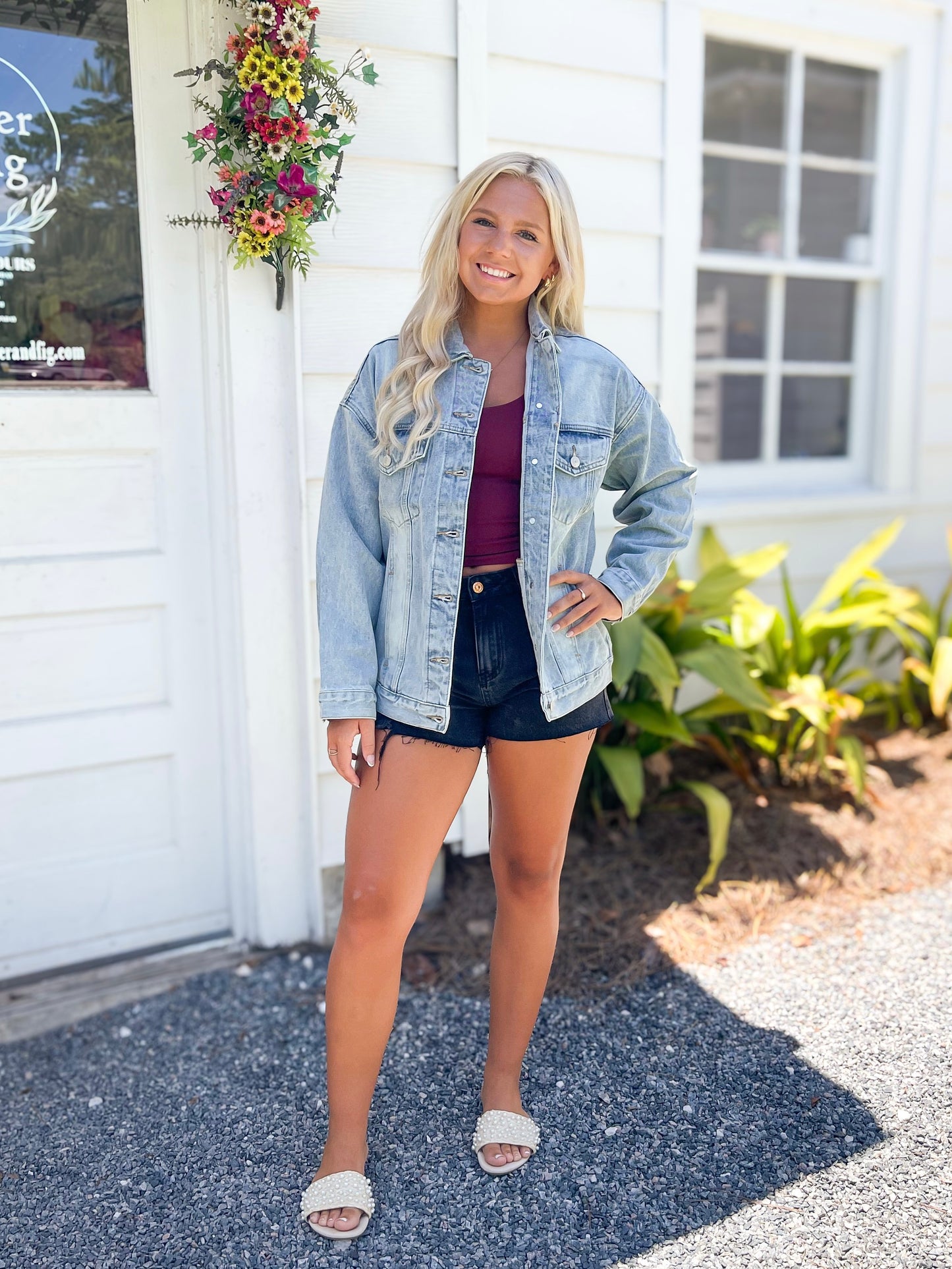 *FINAL SALE* Georgia Bulldogs Repeat Denim Jacket