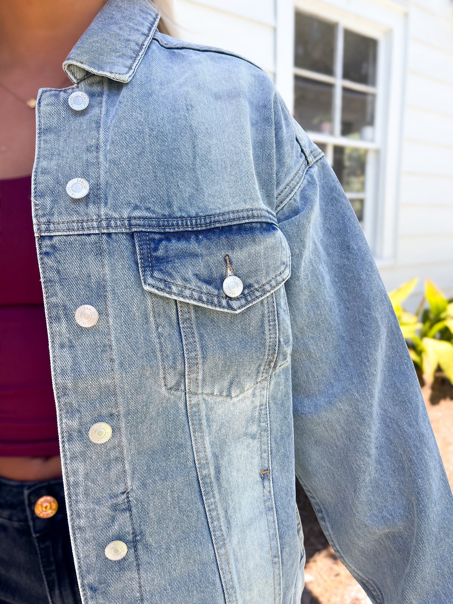 *FINAL SALE* Georgia Bulldogs Repeat Denim Jacket