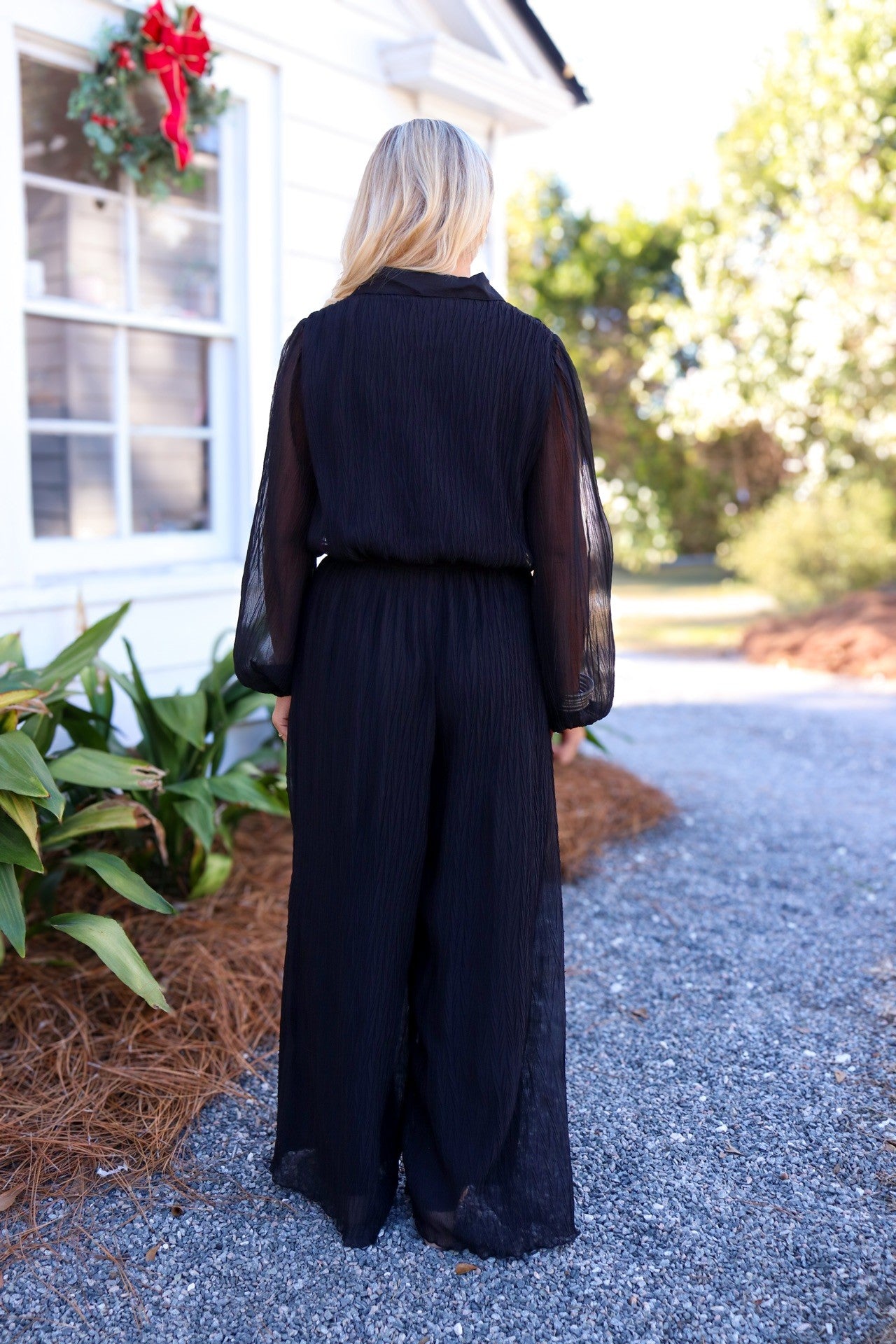 *FINAL SALE * Gathering Button Up Jumpsuit
