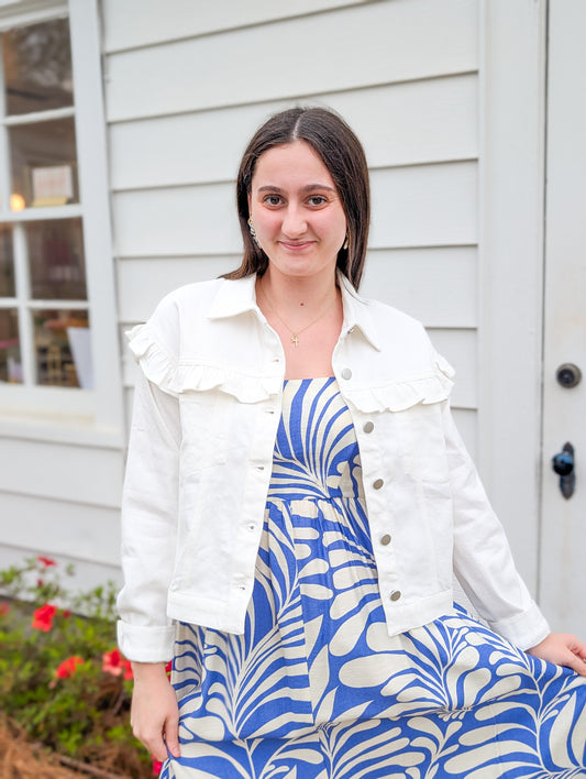 Clear Eyes Ruffle Jacket