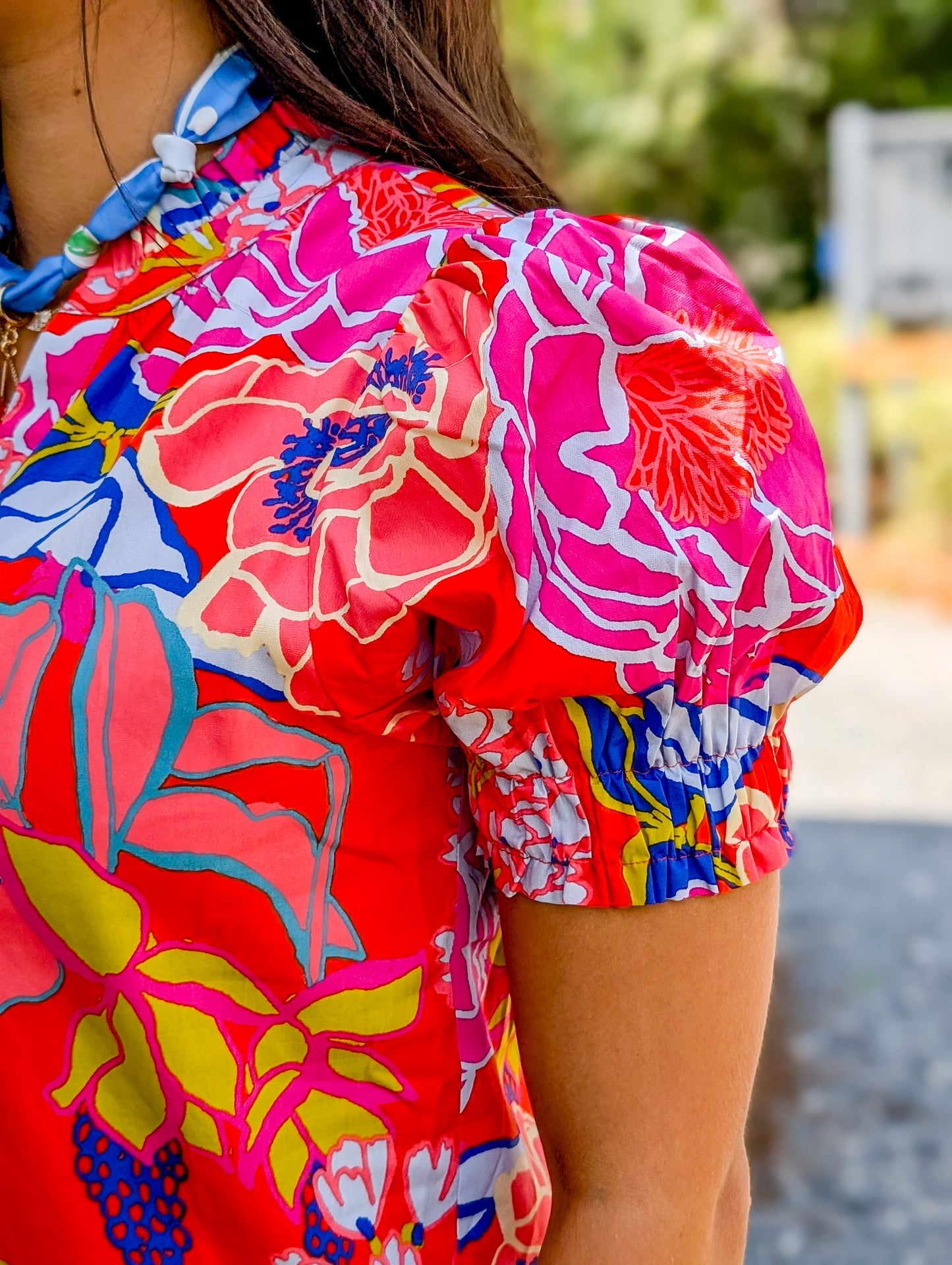 *FINAL SALE*Verny Shift Mini Dress Dercy Floral