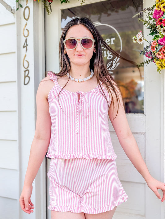 Jet Set Ruffle Top