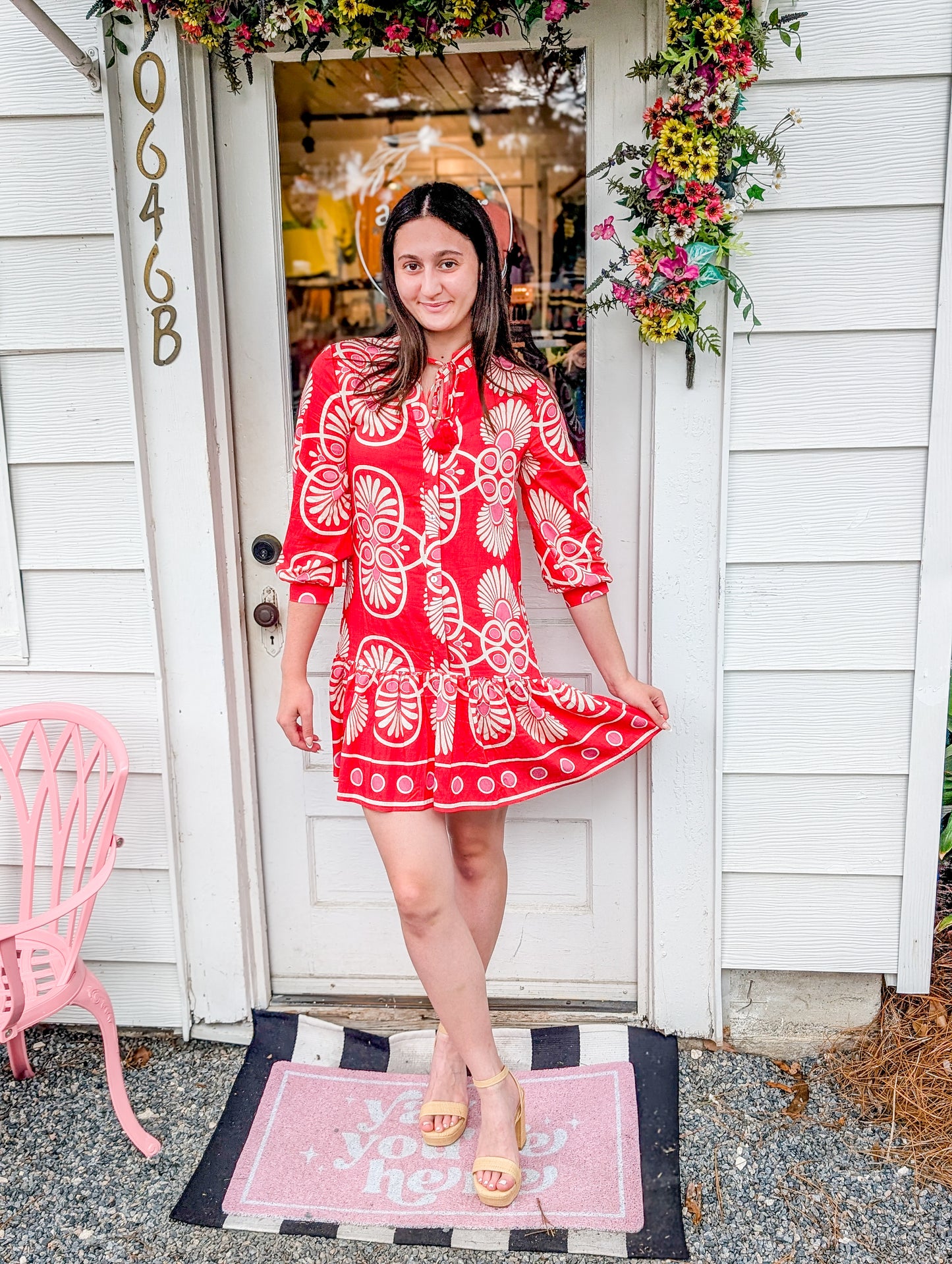 Festival Medallion Short Dress