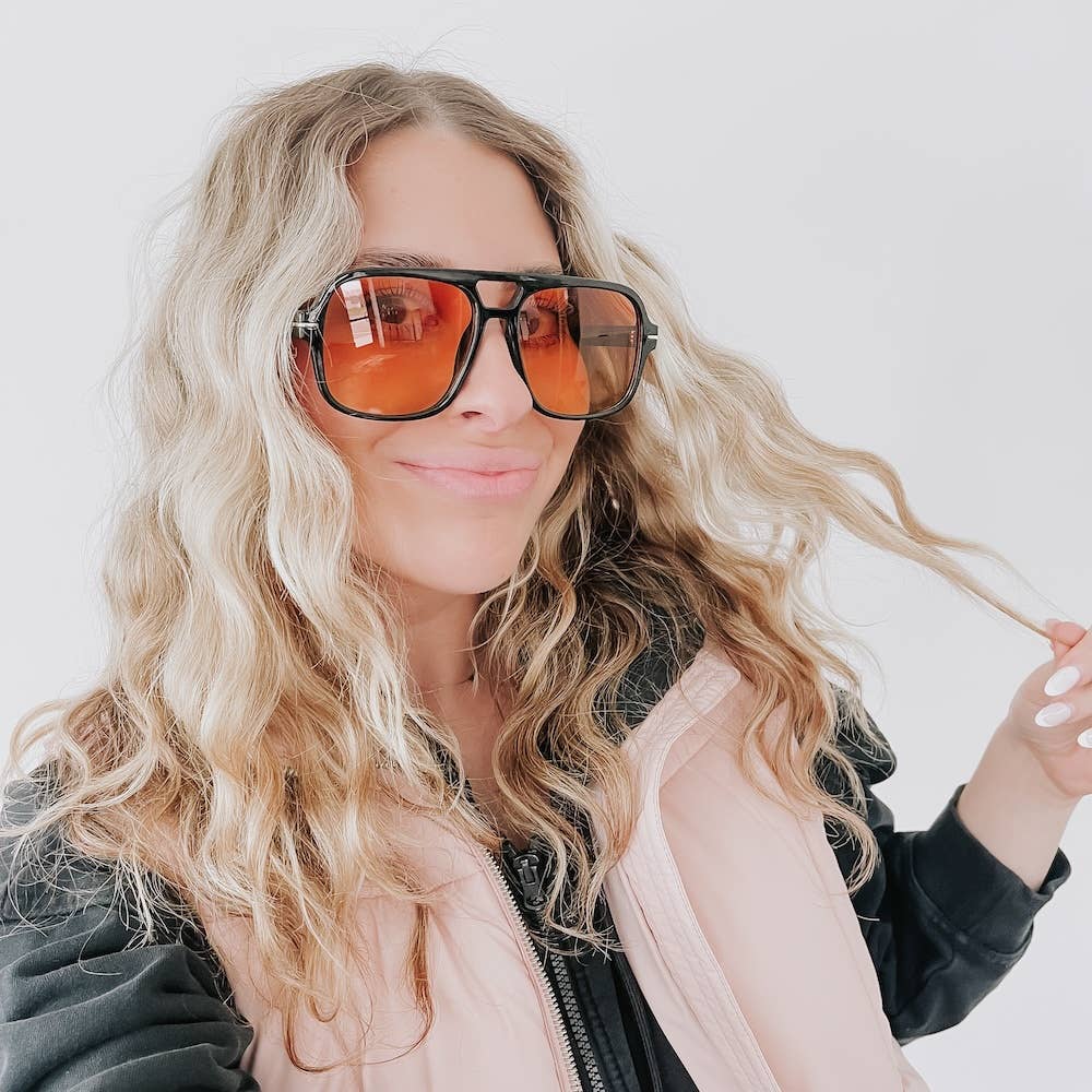 Natalie Oversized Aviator Sunglasses