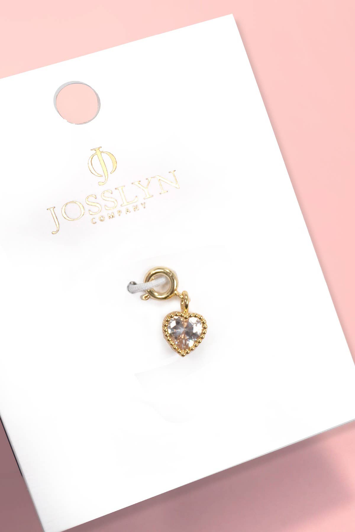 Charm 18K Real Gold Dipped with Spring Ring Clasp